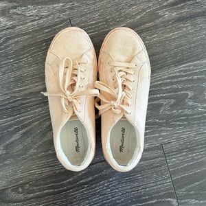 Light pink Madewell sneakers